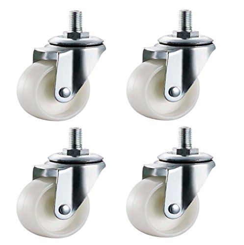 Menge. 4 x 50 mm Nylon Lenkrollen ? Möbel, Appliance & Anlagen kleinen Rädern von Bulldog Rollen ? Max 110 kg pro Set von Bulldog Castors