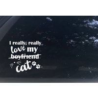 Katzenaufkleber, Lustiger Aufkleber, Verrückte Katzenlady, Katzenauto-Aufkleber, Kätzchen, Katzenmutter-Aufkleber, Sofort-Pot-Aufkleber von BulldogTwinsGraphics