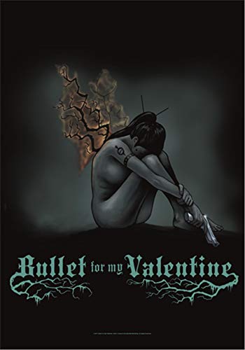 BULLET FOR MY VALENTINE FLAGGE / FAHNE / POSTERFLAGGE BURNING WINGS von Bullet For My Valentine