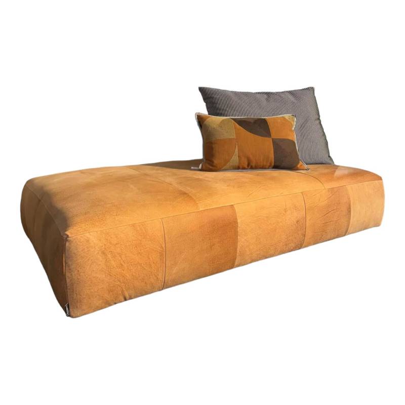 Sofa Iwan Leder Crazy Nubuk Tobacco 2510 26 Braun Füße Kunststoff Gleiter Inklus... von Bullfrog