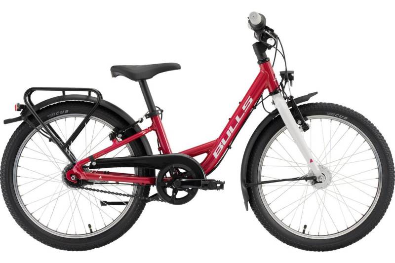 Bulls Kinderfahrrad Bulls Tokee Street 24'' 7 Gang outer Mädchen rot 2026, 7 Gang SHIMANO Nexus 7-Gang Nabenschaltung mit Rücktritt, Nabenschaltung von Bulls