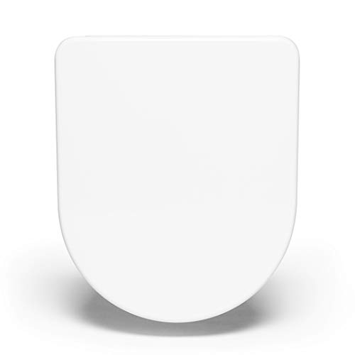 Bullseat® WC Sitz passend zu Duravit Starck 2/3 mit Absenkautomatik/Softclose, abnehmbar, Antibakteriell, Quick-Release Toilettendeckel weiß überlappend Klobrille hochwertiges Duroplast Bullseat® WC Sitz passend zu Duravit Starck 2/3 mit Absenkautomatik/Softclose, abnehmbar, Antibakteriell, Quick-Release Toilettendeckel weiß überlappend Klobrille hochwertiges Duroplast von Bullseat
