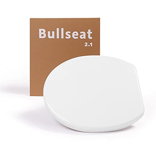 Bullseat® WC Sitz weiß O-Form • Absenkautomatik/Softclose • abnehmbar • easyclean • Toilettendeckel • Klobrille • hochwertiges Duroplast von Bullseat