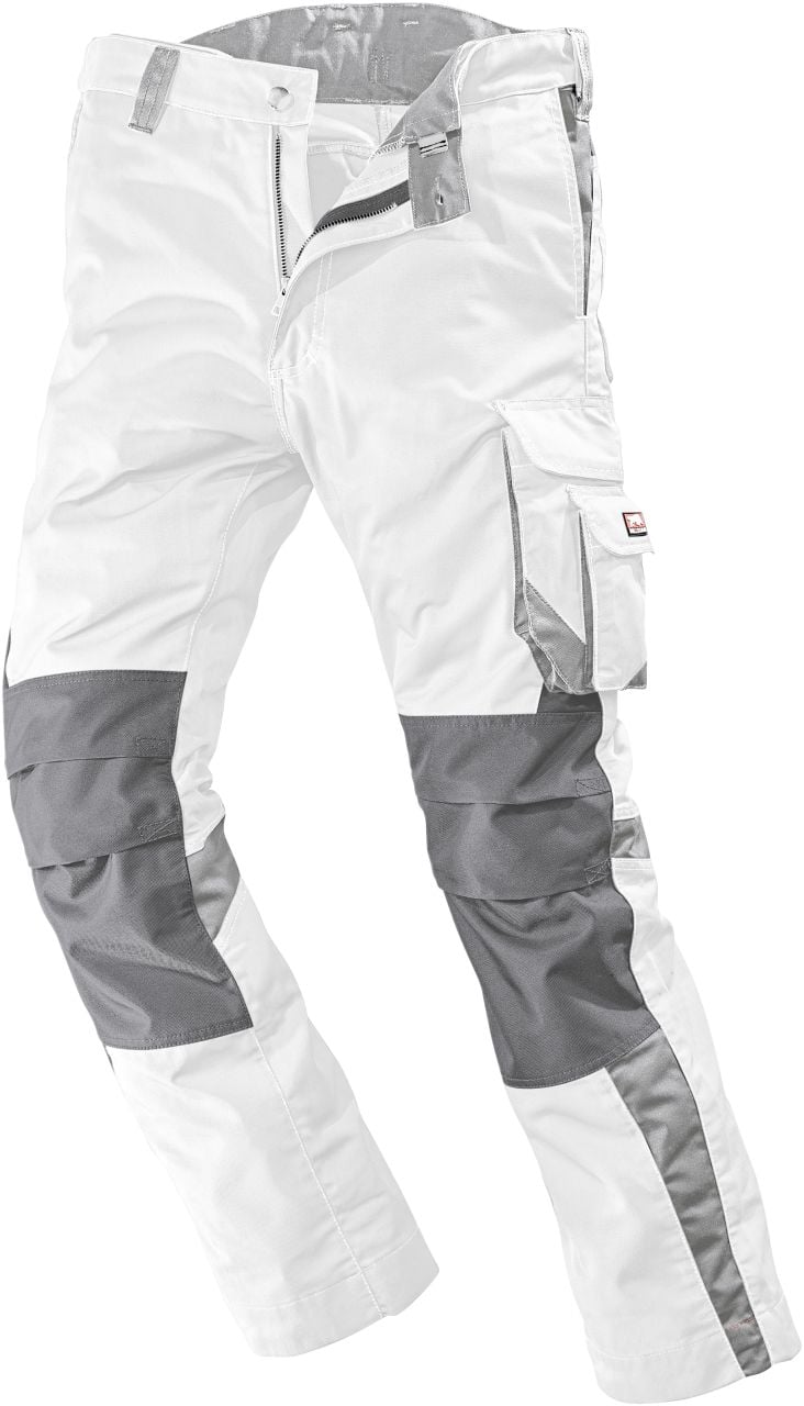 Arbeitshose WORXTAR weiß/grau von Bullstar