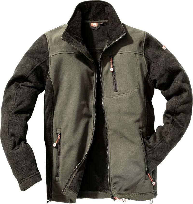 Strick-Softshelljacke WORXTAR oliv/schwarz Strick-Softshelljacke WORXTAR oliv/schwarz von Bullstar