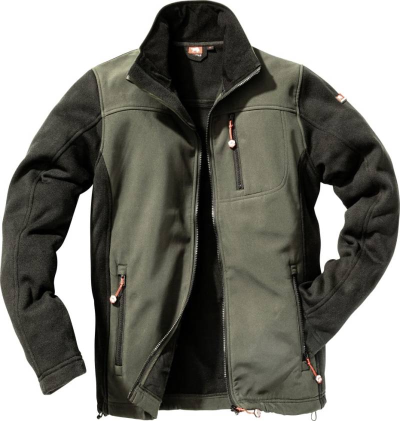 Strick-Softshelljacke WORXTAR oliv/schwarz Strick-Softshelljacke WORXTAR oliv/schwarz von Bullstar