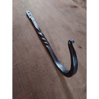 Großer Handgeschmiedeter Wandhaken von BullvalleyforgeShop