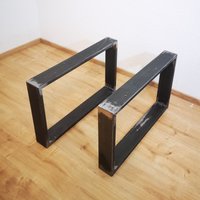 Tischkufen Tischbeine Aus Stahl | 40 cm Breit Industrial Design Made in Germany - Bullwood® von BullwoodDE