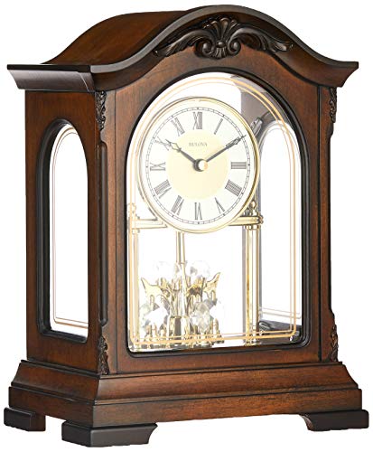 Bulova B1845 Durant Chiming Clock, Walnut von Bulova