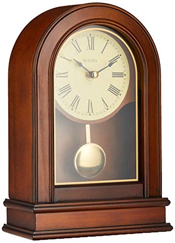 Bulova B7467 Hardwick Clock, Walnut Brown von Bulova