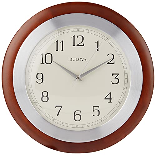 Bulova C4228 Reedham Uhr, Walnussholz-Finish von Bulova