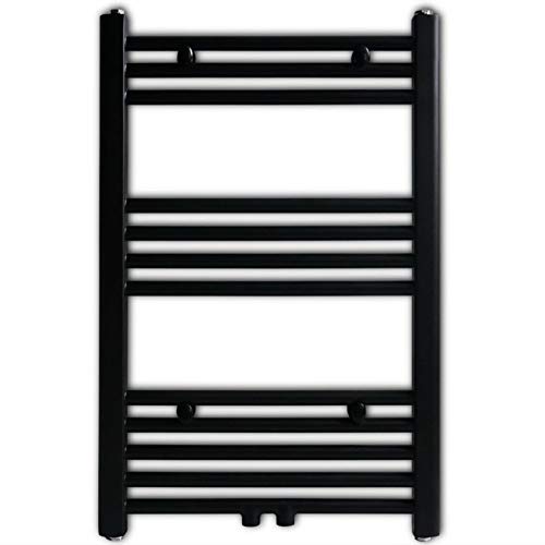 Bulufree Badheizkörper Handtuchhalter gerade Rohre Heizkörper Bad-Wärmewelle Mittelanschluss Handtuchwärmer Heizung Radiator Schwarz 500 × 764 mm Bulufree Badheizkörper Handtuchhalter gerade Rohre Heizkörper Bad-Wärmewelle Mittelanschluss Handtuchwärmer Heizung Radiator Schwarz 500 × 764 mm von Bulufree