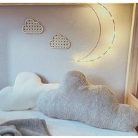 Wolkenkissen Teddyplüsch Trifft Auf Waffelpiqué | Kuschelkissen Reisekissen Babykissen Kinderzimmerkissen Wolkenkissen Teddyplüsch Trifft Auf Waffelpiqué | Kuschelkissen Reisekissen Babykissen Kinderzimmerkissen von BumbisBySabrina