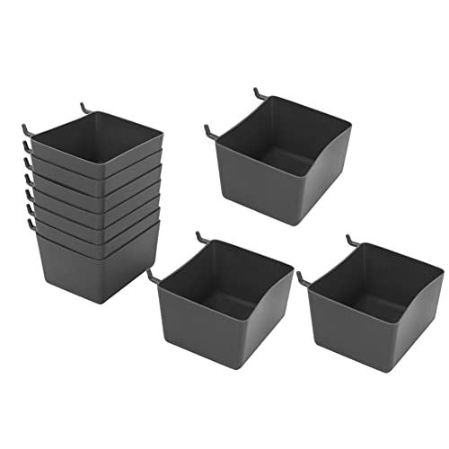 Bumdenuu Box mit 10 Stück aus perforiertem Paneel, Set aus perforierten Paneelen, Organizer, Aufbewahrungskorb, Lochwand, Zubehörteile aus perforierter Platte für die Organisation von Werkzeugen von Bumdenuu