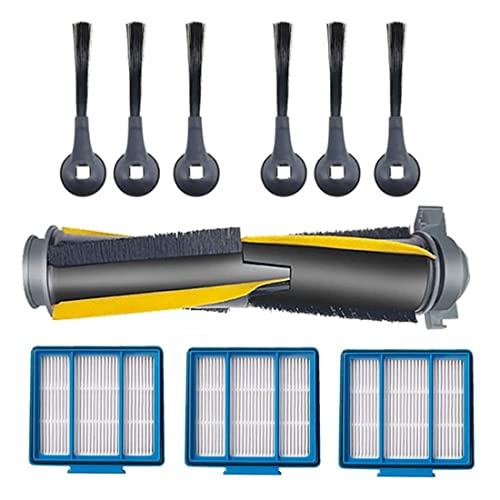 Bumdenuu Ersatz ZubehöR Teile für Shark IQ Self-Empty Saugroboter, Seiten BüRste Rollen, Filter, Haupt BüRste Reinigen für Den Roboter Vakuum Staubsauger Zur Reinigung RV1000SEU von Bumdenuu