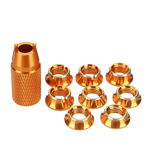 Bumdenuu Funk Sender Schalter Feste Mutter & Montage SchlüSsel für RadioLink JR Frsky Fernbedienung T8FG T14SG T18Sz T16Sz, Gelb von Bumdenuu