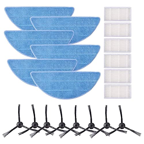 Bumdenuu Geeignet für Staubsaugerroboter V5X V5X Pro, mit 8 Seitenbürsten, 6 Mopp-Pads, 6 Filtern Bumdenuu Geeignet für Staubsaugerroboter V5X V5X Pro, mit 8 Seitenbürsten, 6 Mopp-Pads, 6 Filtern von Bumdenuu