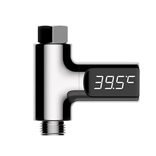 Bumdenuu LED-Anzeige für Dusche, Thermometer, Temperatur, Messgerät, Monitor, Küche, , intelligente Pflege von Bumdenuu