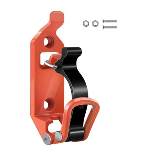 Bumiva 1pcs Wandmontagehalterung f¨¹r Schaufel Axt - Schnellfreisetzungswerkzeugklemme in Orange f¨¹r das Auto -Wohnmobil -Boot von Bumiva