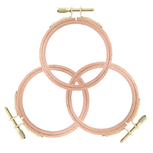 Bumiva 3er Pack 3 Stickrahmen, Kleiner Stickrahmen Aus Buchenholz für Holzring-Bastelarbeiten Bumiva 3er Pack 3 Stickrahmen, Kleiner Stickrahmen Aus Buchenholz für Holzring-Bastelarbeiten von Bumiva