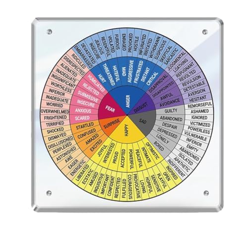 Bumiva Acryl-Gef¨¹hlsrad und Bed¨¹rfnisrad, Emotionsrad, Werkzeug f¨¹r die Psychische Gesundheit, f¨¹r Zuhause, B¨¹ro und Schule, Bildungsbedarf Bumiva Acryl-Gef¨¹hlsrad und Bed¨¹rfnisrad, Emotionsrad, Werkzeug f¨¹r die Psychische Gesundheit, f¨¹r Zuhause, B¨¹ro und Schule, Bildungsbedarf von Bumiva