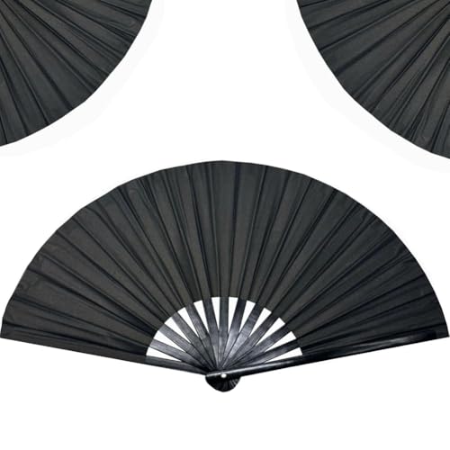 Bumiva Boots On The Ground-Fächer, Großer Holografischer Faltfächer für Line Dance-Popping-Fächer, Boots On The Ground-Handfächer, B von Bumiva