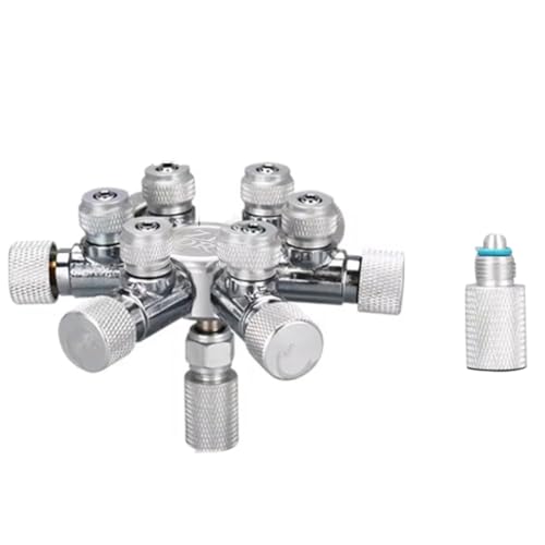 Bumiva CO2 -Distributor Splitter CO2 -Druckreduzierung Multi -Wege -CO2 -Verteiler Splitter -Nadelventil f¨¹r Magnetregulat B Bumiva CO2 -Distributor Splitter CO2 -Druckreduzierung Multi -Wege -CO2 -Verteiler Splitter -Nadelventil f¨¹r Magnetregulat B von Bumiva