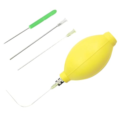 Bumiva Easy Egg Blower Leerer Eierwerkzeug EIN-Loch-Eierpumpe und Bohrer Osterei-Macherbedarf Ukrainisches Eierdekoration-Set B von Bumiva