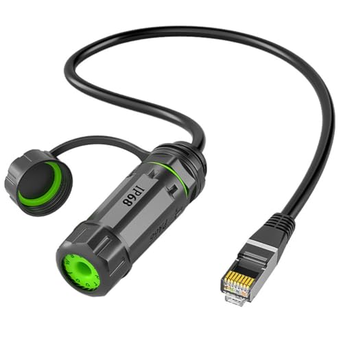 Bumiva RJ45 Shielded Connector M20 Netzwerkschnittstelle M20 RJ45 Shielded Connector mit Kabel von Bumiva