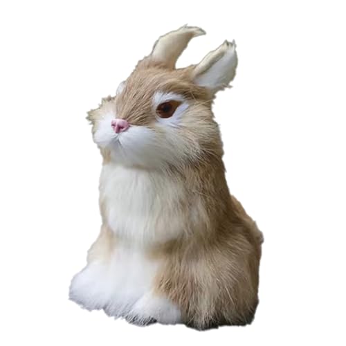 Bumiva Realistische Kunstfell-Modellfigur für die Innendekoration - Weicher und Naturgetreuer Hasenfell-Touch. von Bumiva