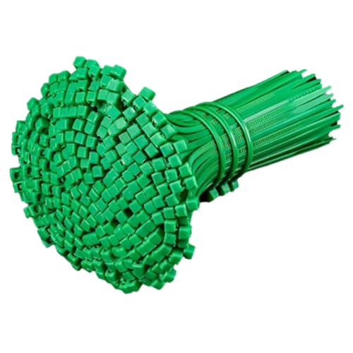 Bumiva Selbstsichernde Nylon-Kabelbinder Selbstverriegelnde Organ-Quick-Kabel Gelb/Blau/Gr¨¹n 4x200mm 500 St¨¹ck Draht-Kabelbinder Gr¨¹n von Bumiva