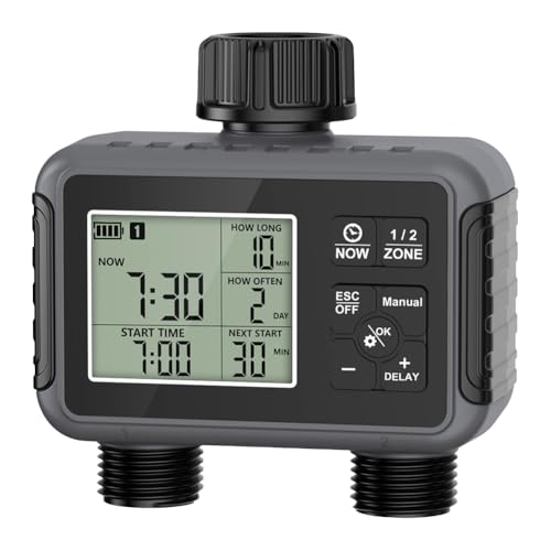 Bumiva Smarte Wasseruhr Automatische Bew?sserung mit LCD-Anzeige Zeitgesteuerte Bew?sserung Intelligente Bew?sserungsausr¨¹stung Bumiva Smarte Wasseruhr Automatische Bew?sserung mit LCD-Anzeige Zeitgesteuerte Bew?sserung Intelligente Bew?sserungsausr¨¹stung von Bumiva