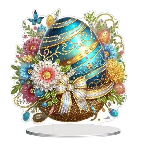 Bumiva Strassmalerei Ostereier Kristallmalerei Kunst Sonderform Strass Schreibtisch Platzierung Ornament Strass von Bumiva