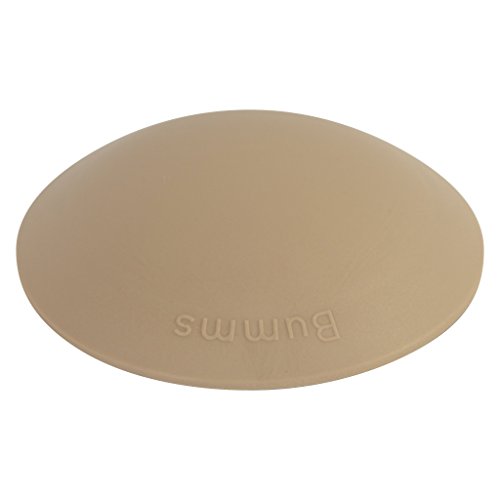 Bumms Türstopper Türpuffer Wandpuffer selbstklebend und schraubbar für Wand und Boden 60mm (beige, 1 Stück) von Bumms