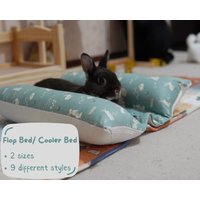 Reißverschluss Hop Grünes Kaninchen Liege Kissen Bett/Cooles Haustier Flop Burrow Kuschelbett von BunBunDownunder