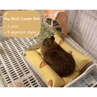 Reißverschluss Karotte Gelb Kaninchen Lounger Kissen Bett/Cool Bed Haustier Bunny Flop Burrow Kuschelbett von BunBunDownunder