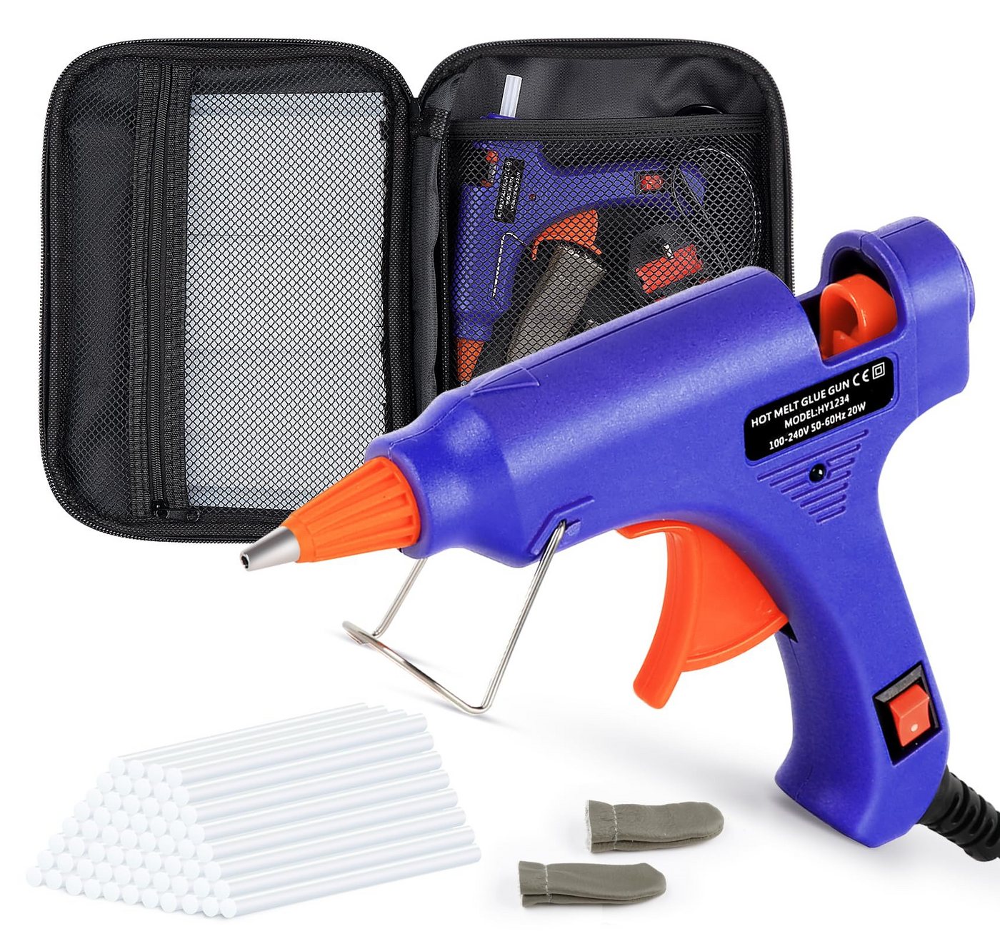 Bundviel Heißklebepistole Heißklebepistole mit 60 Klebesticks 7mm für DIY Klebestifte Heißkleber Bundviel Heißklebepistole Heißklebepistole mit 60 Klebesticks 7mm für DIY Klebestifte Heißkleber von Bundviel