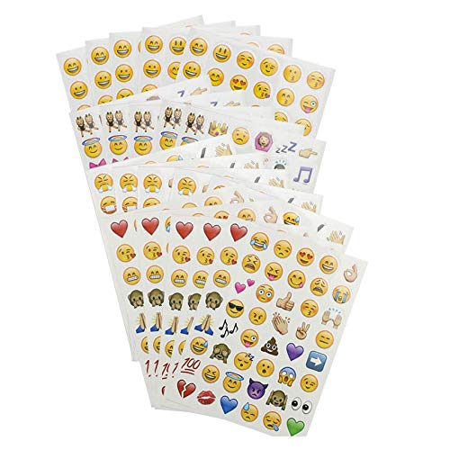 Emoji Aufkleber 960 Cute Bastelprojekte, Partygeschenke, Schrottbuchungsdekoration von Bunilili