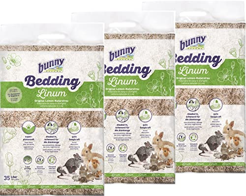 Bunny Nature Bedding Linum 35 l als 3er-Bundle (total 105 l) von Bunny