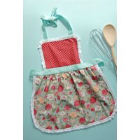 Kinderkleid Schürzen - Blumendruck Kinderschürzen Cake Smash Schürze Kleinkind Pinny Polka Dot Floral Babyschürze Mutter Tochter von BunnyStreetCom