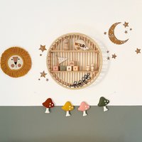 Liberty Moon & Stars Wandtattoo, Neutrale Raumdeko, Kinder Hübsche Kinderzimmerdeko, Cottage-Stil, Stern-Wand-Dekor, Capel von BunnyandBearStudioUK