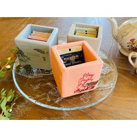 Handgemachte Holz Multi-Use Box 3Er Set/ Stift/Stiftehalter/ Teedose/ Schmuckschatulle von BunnyworkshopDesign