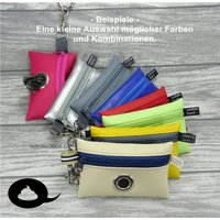 Hundekotbeutel Spender Täschchen, Kackbeutel Kunstleder, Viele Farben, By Buntmixxdesign © von BuntMixxDesign