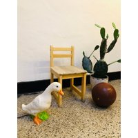 Vintage Kinderstuhl Aus Massivholz von BuntVintageandDesign