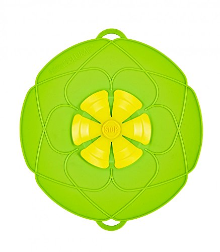 Kochblume das Original, Silikon Überkochschutz für Töpfe und Pfannen, Mikrowellen-Deckel, Spritzschutz und Dampfgar-Aufsatz | (limette, L | Topfgröße 14-24cm) Kochblume das Original, Silikon Überkochschutz für Töpfe und Pfannen, Mikrowellen-Deckel, Spritzschutz und Dampfgar-Aufsatz | (limette, L | Topfgröße 14-24cm) von Kochblume