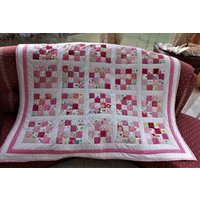 Hochwertige Unikat Patchworkdecke/Quilt Aus Designer Qualitätsstoffen, Farblich Liebevoll Abgestimmt, Fein Abgesteppt von BunteFlickenecke