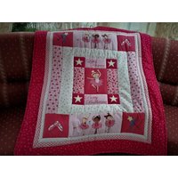 Kuschelige Unikat Patchworkdecke/Quilt Aus Designer Qualitätsstoffen, Farblich Liebevoll Abgestimmt, Fein Abgesteppt von BunteFlickenecke