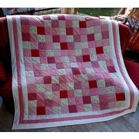 Übergröße Hochwertige Unikat Elfenquilt Aus Designer Qualitätsstoffen, Farblich Liebevoll Abgestimmt, Fein Abgesteppt von BunteFlickenecke