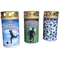 Grabkerze Fußball Grablicht Trauer 23 Grabkerze Fußball Grablicht Trauer 23 von BunterGrabschmuck