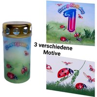 Grabkerze Marienkäfer Geburtstag Sternenkinder 36 Grabkerze Marienkäfer Geburtstag Sternenkinder 36 von BunterGrabschmuck